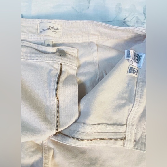 Universal Thread sailor wide leg jeans in beige size 12 - Picture 8 of 16